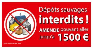 Interdiction dépôt sauvages